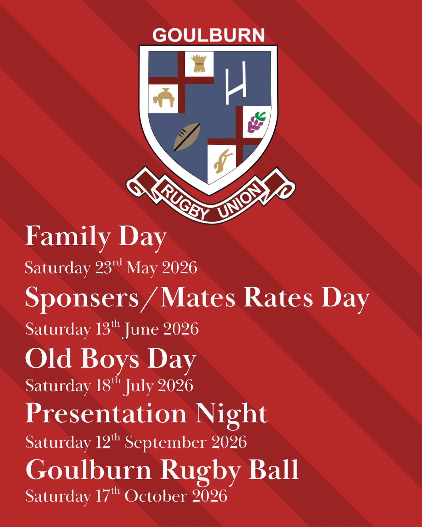🗓️ DIRTY REDS EVENTS 🗓️

We’ve got some exciting things to look forward to this year…first on the list is our family day!!!! 

Bring your family for a day full of fun for all ages…more information about the day to come soon!!