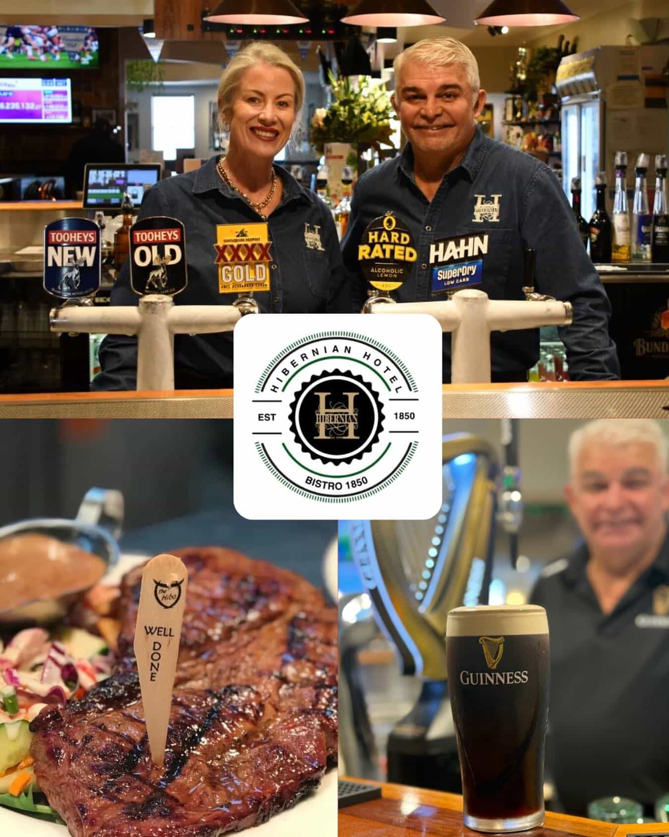 MAJOR Sponsor Spotlight - The Hibernian Hotel

Today we’re shining the spotlight on our MAJOR sponsor, the Hibernian Hotel.

The Hibo has supported us in countless ways over the years and we’re incredibly grateful for everything they do for the Goulburn Rugby Club. Without them our club would not be what it is today! Whether it’s after a hard-fought game or a catch-up with mates during the week, the Hibo is the favourite meeting place for our players, supporters and club members.

With great value meals, cold schooners and a welcoming atmosphere, it’s the perfect place to relax and celebrate after a day at the footy. There’s always a chance to have a good time at the Hibo, with live music every Friday and Saturday nights!

Proudly run by Pat and Cath Burke, the Hibernian Hotel is a family-owned pub that shares the same community spirit and family values that make our club special.

We encourage all our members and supporters to get behind the businesses that support us. Next time you’re looking for a feed or a drink, make sure you drop into the Hibo and thank them for their continued support of the Dirty Reds. 🍻🏉